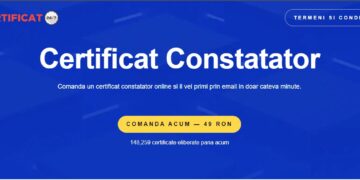 De ce să comanzi certificat constatator online de pe Certificat24h.ro